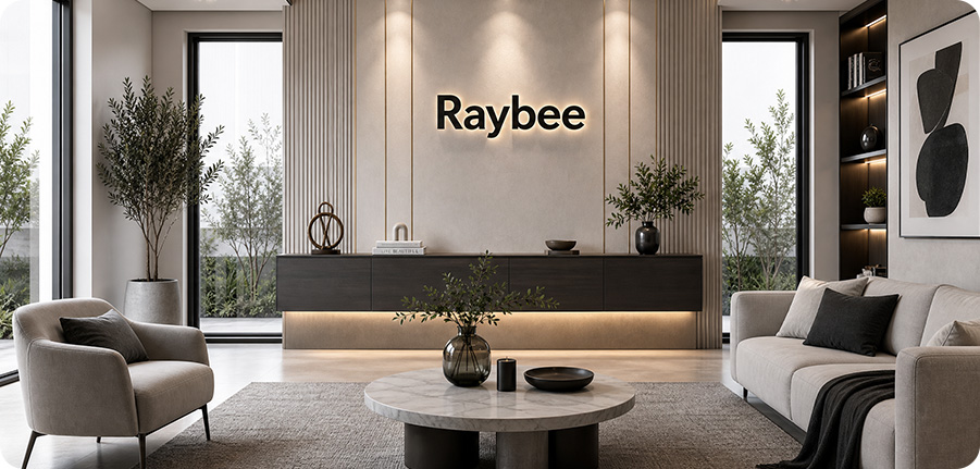 Raybee home furnishing display